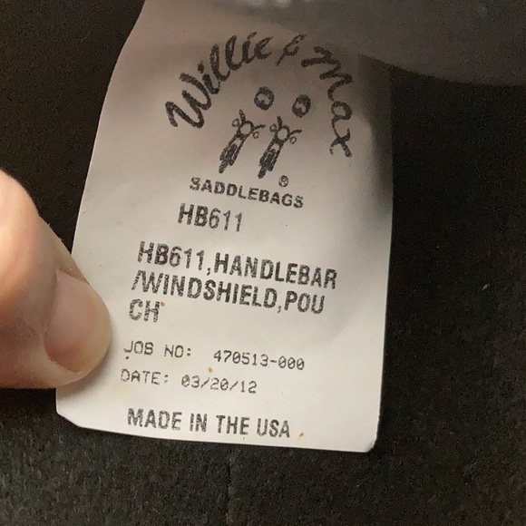 NWOT Willie & Max leather motorcycle pouch - Picture 5 of 8